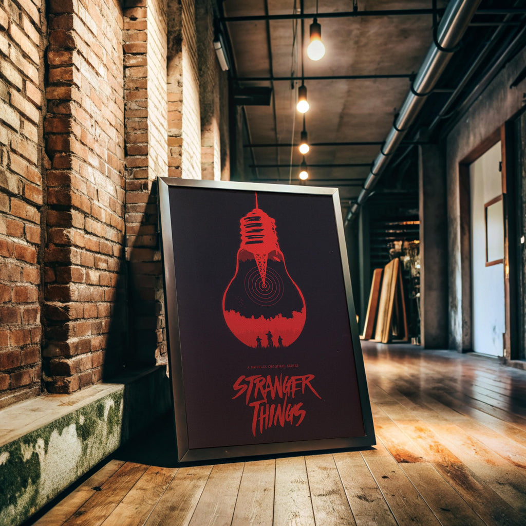 Stranger Things Poster - Retro Wall Art, Vintage Prints, Gift for TV Series Fans