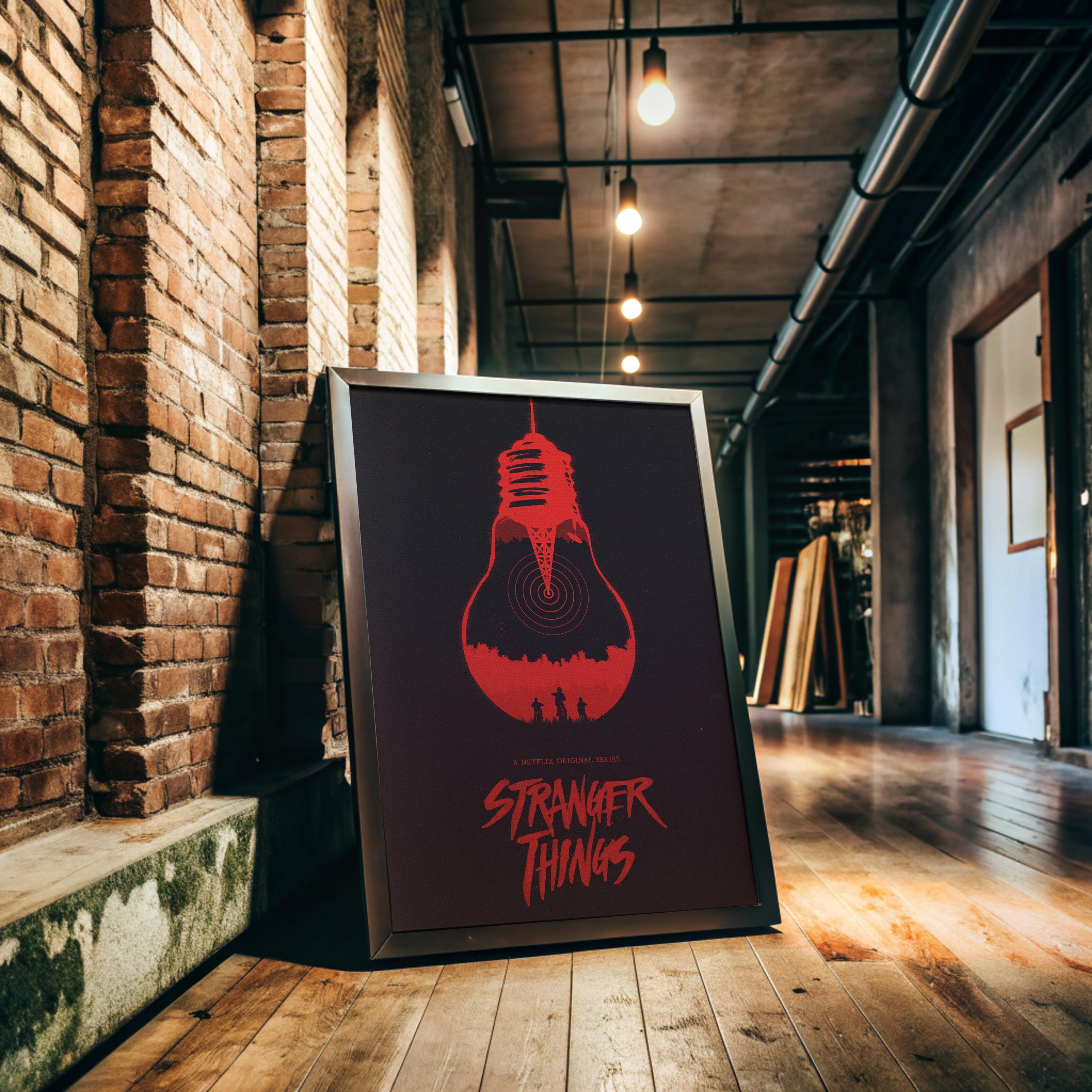 Stranger Things Poster - Retro Wall Art, Vintage Prints, Gift for TV Series Fans