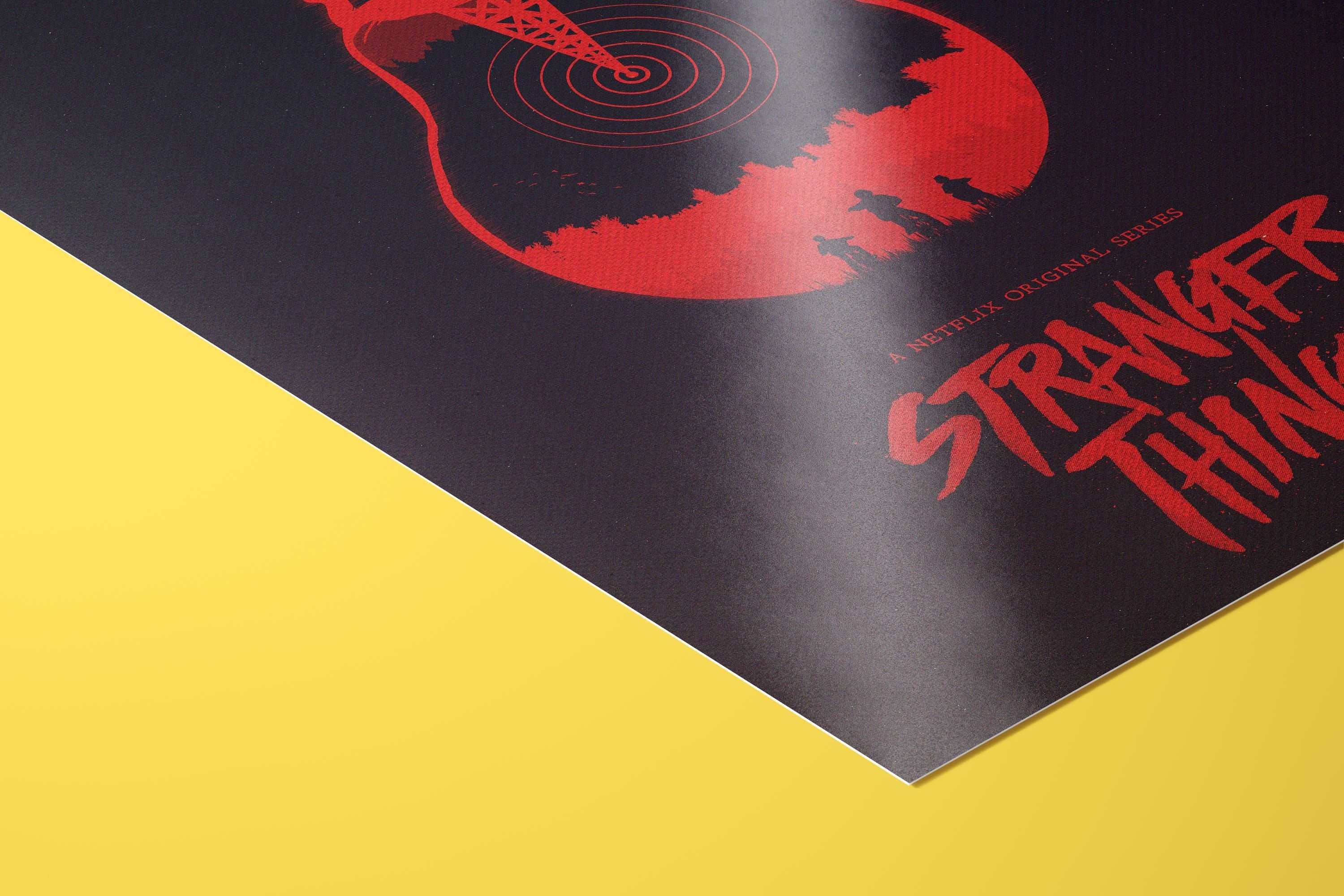 Stranger Things Poster - Retro Wall Art, Vintage Prints, Gift for TV Series Fans