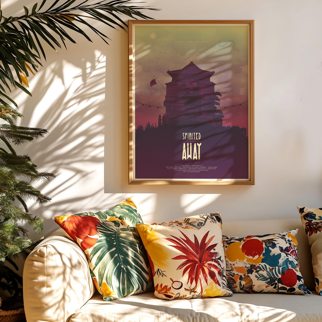 Spirited Away Poster - Studio Ghibli Wall Art, Japanese Anime Print, Miyazaki Fan Gift, Home Decor for Animation Enthusiasts