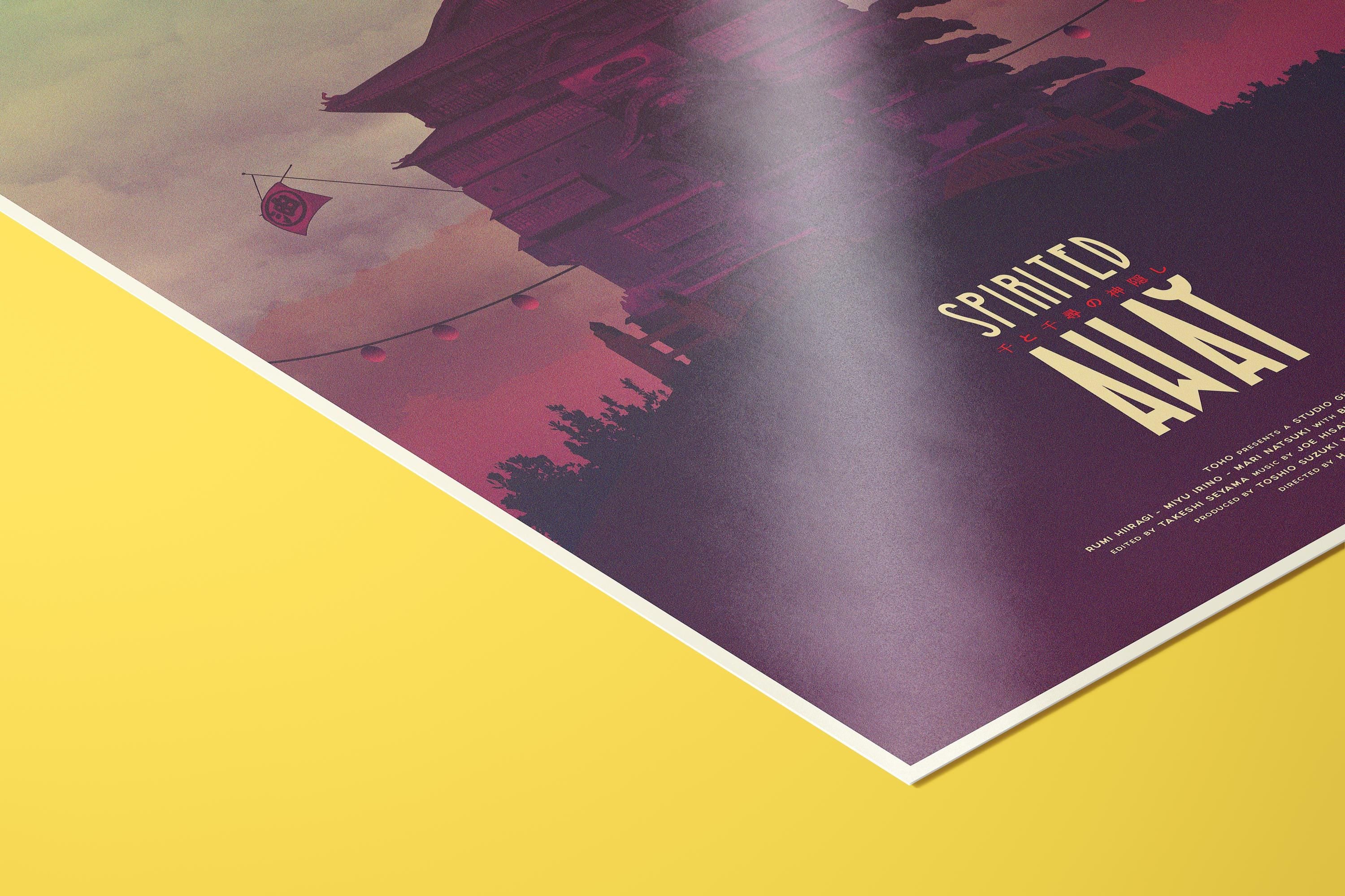 Spirited Away Poster - Studio Ghibli Wall Art, Japanese Anime Print, Miyazaki Fan Gift, Home Decor for Animation Enthusiasts