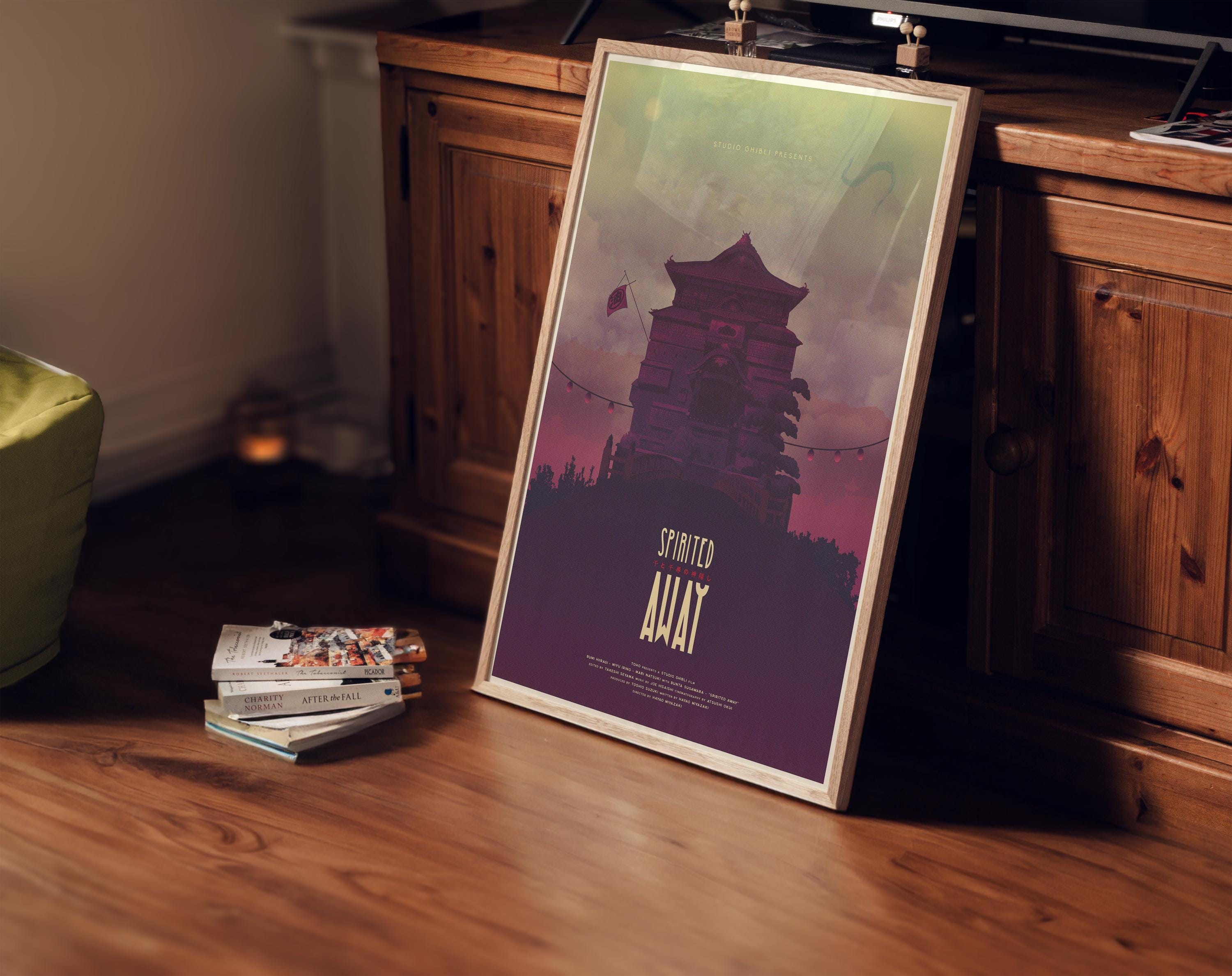Spirited Away Poster - Studio Ghibli Wall Art, Japanese Anime Print, Miyazaki Fan Gift, Home Decor for Animation Enthusiasts