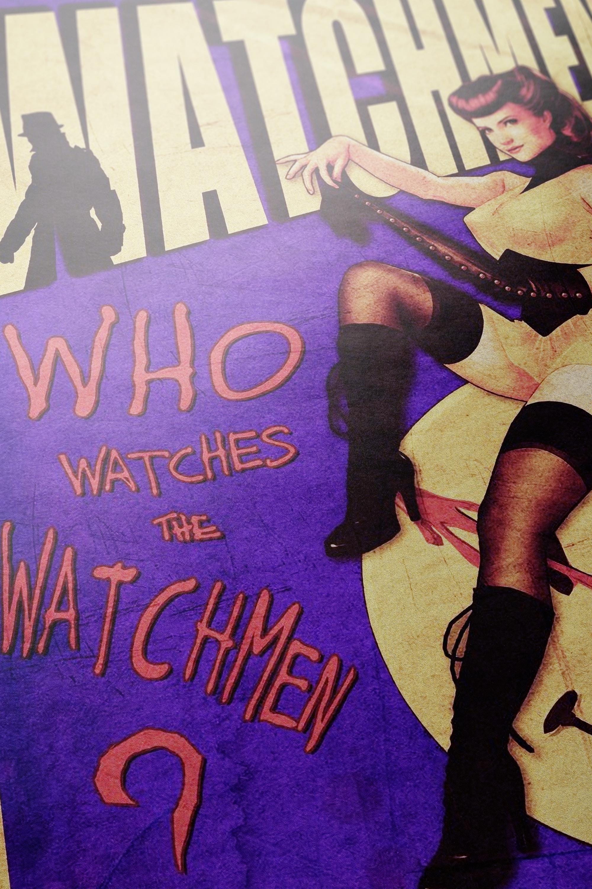 Watchmen Poster - Superhero Noir Wall Art, Graphic Novel Print, Geek Decor Gift