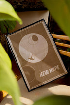 Star Wars A New Hope Wall Art, Sci-Fi Film Decor, Perfect Gift for Star Wars Fans
