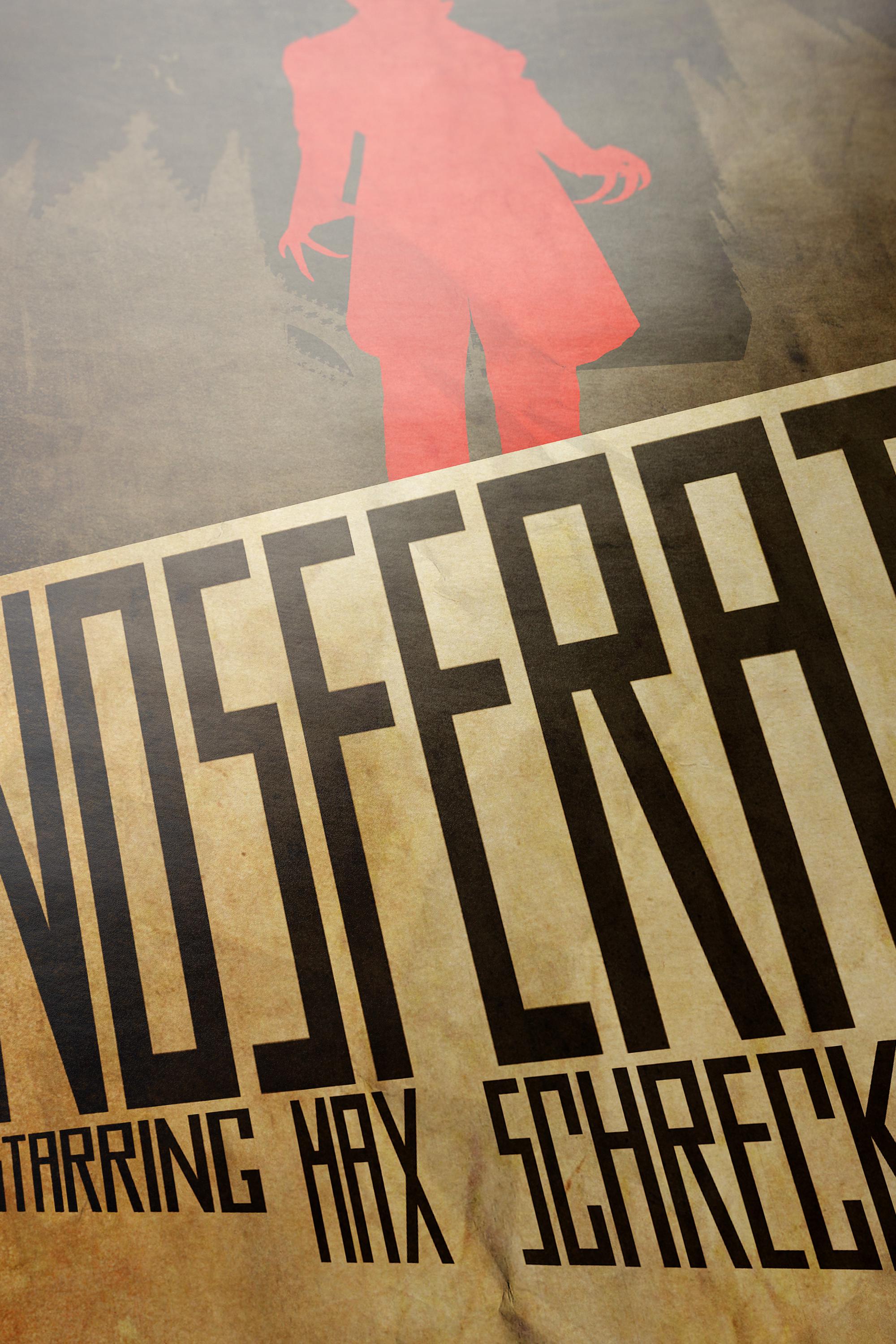 Nosferatu: A Symphony of Horror Poster - Classic Horror Wall Art, Expressionist Print, Vintage Gothic Decor