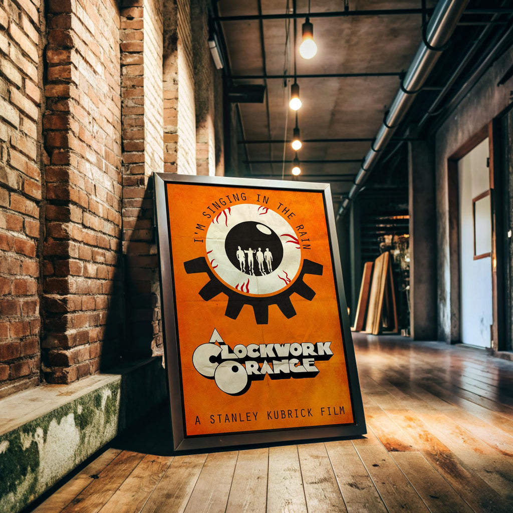 A Clockwork Orange Movie Poster - Cult Classic Wall Art, Stanley Kubrick Decor, Perfect Gift for Fans
