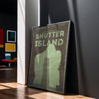 Shutter Island Movie Poster - Psychological Thriller Wall Art, Leonardo DiCaprio Decor, Gift for Movie Buffs