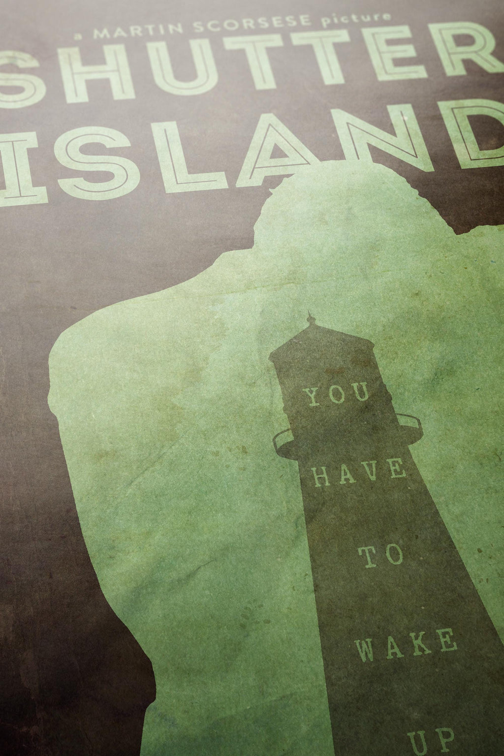 Shutter Island Movie Poster - Psychological Thriller Wall Art, Leonardo DiCaprio Decor, Gift for Movie Buffs