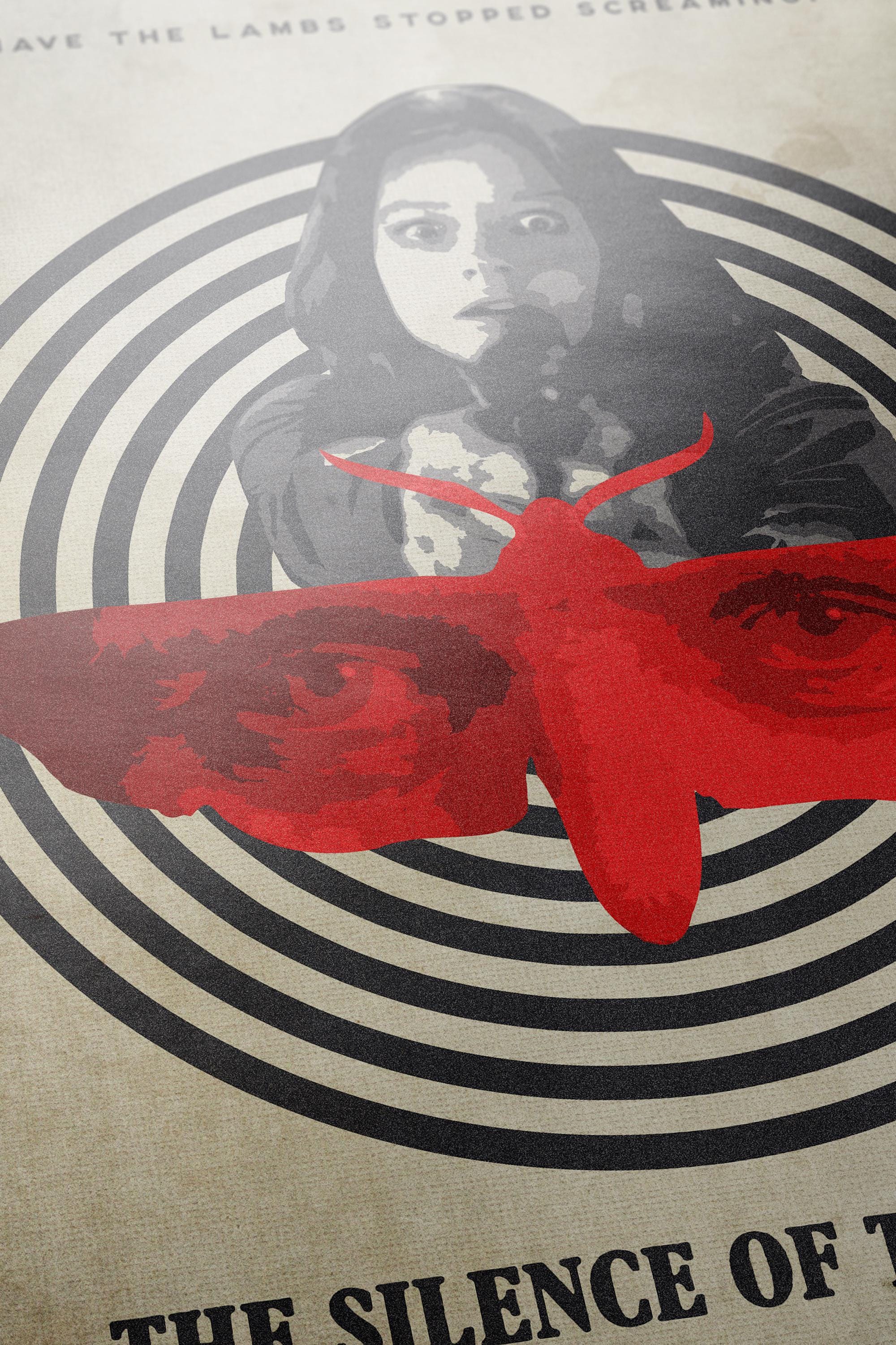The Silence of the Lambs Movie Poster - Classic Thriller Wall Art, Hannibal Lecter Decor, Gift for Film Lovers