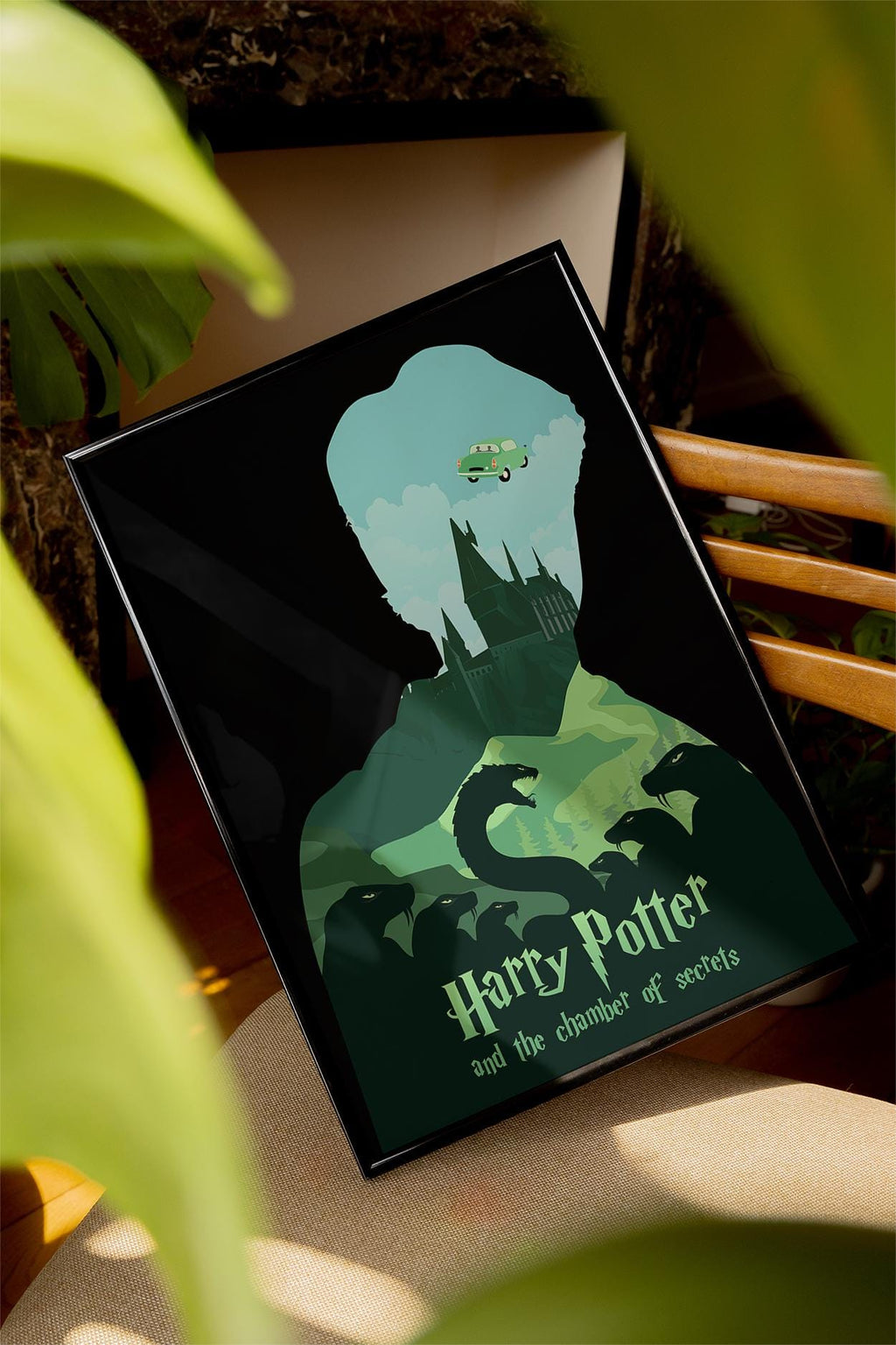 Harry Potter and the Chamber of Secrets Poster - Magical Wall Art, Hogwarts Decor, Gift for Potterheads, Tom Riddle Print