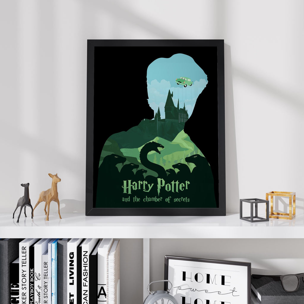 Harry Potter and the Chamber of Secrets Poster - Magical Wall Art, Hogwarts Decor, Gift for Potterheads, Tom Riddle Print