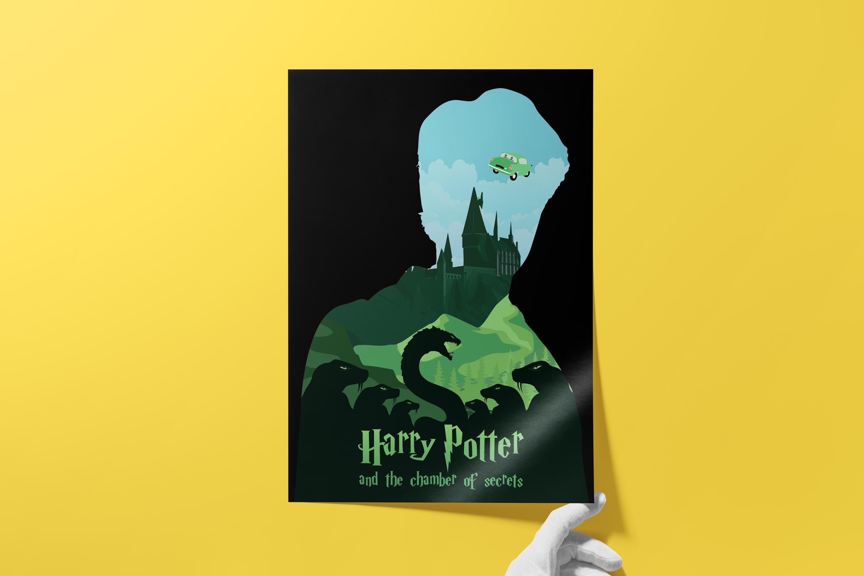 Harry Potter and the Chamber of Secrets Poster - Magical Wall Art, Hogwarts Decor, Gift for Potterheads, Tom Riddle Print