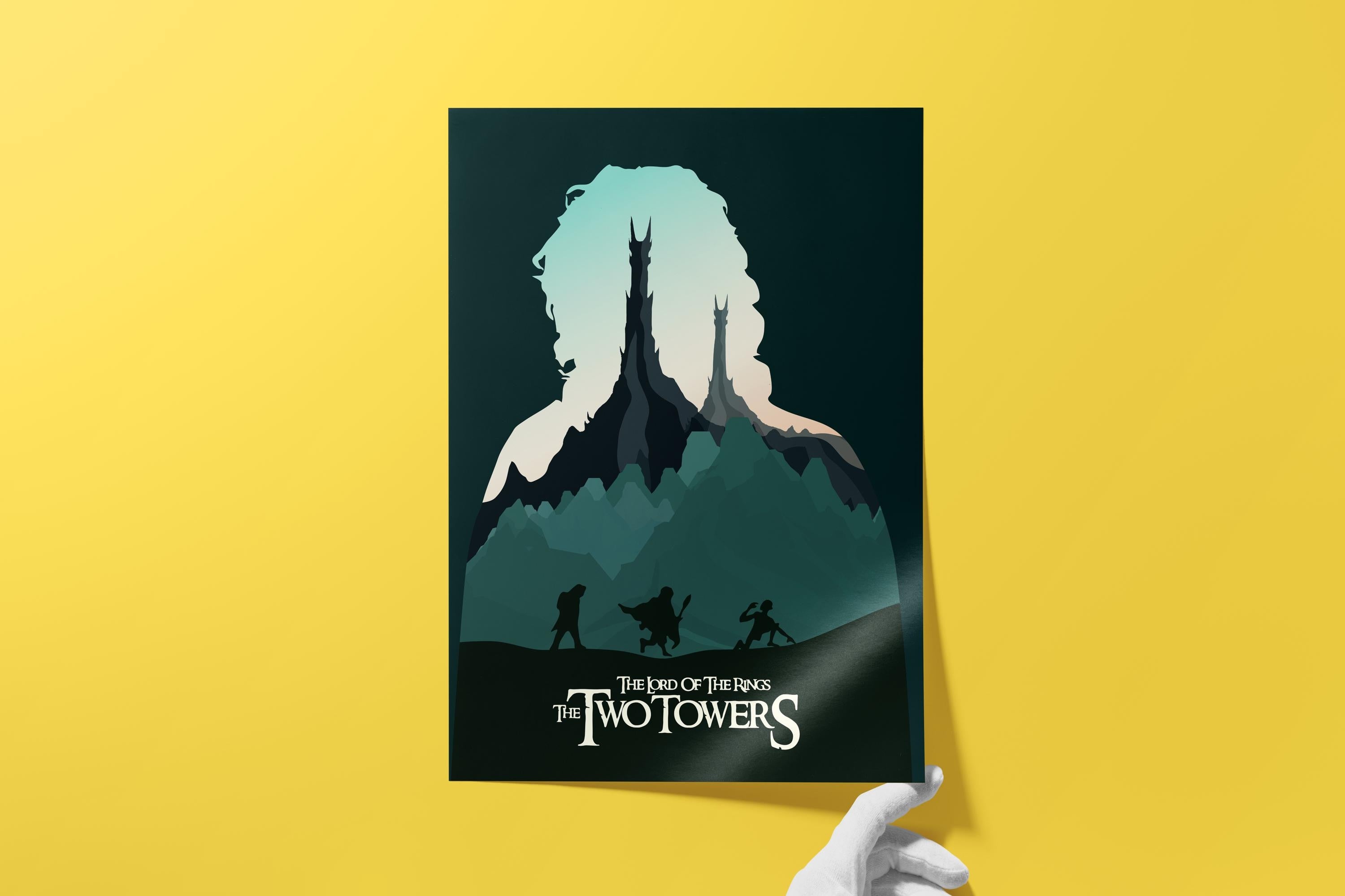 The Lord of the Rings: The Two Towers Poster - Epic Fantasy Wall Art, Middle-earth Decor, Gift for LOTR Fans, Samwise Print