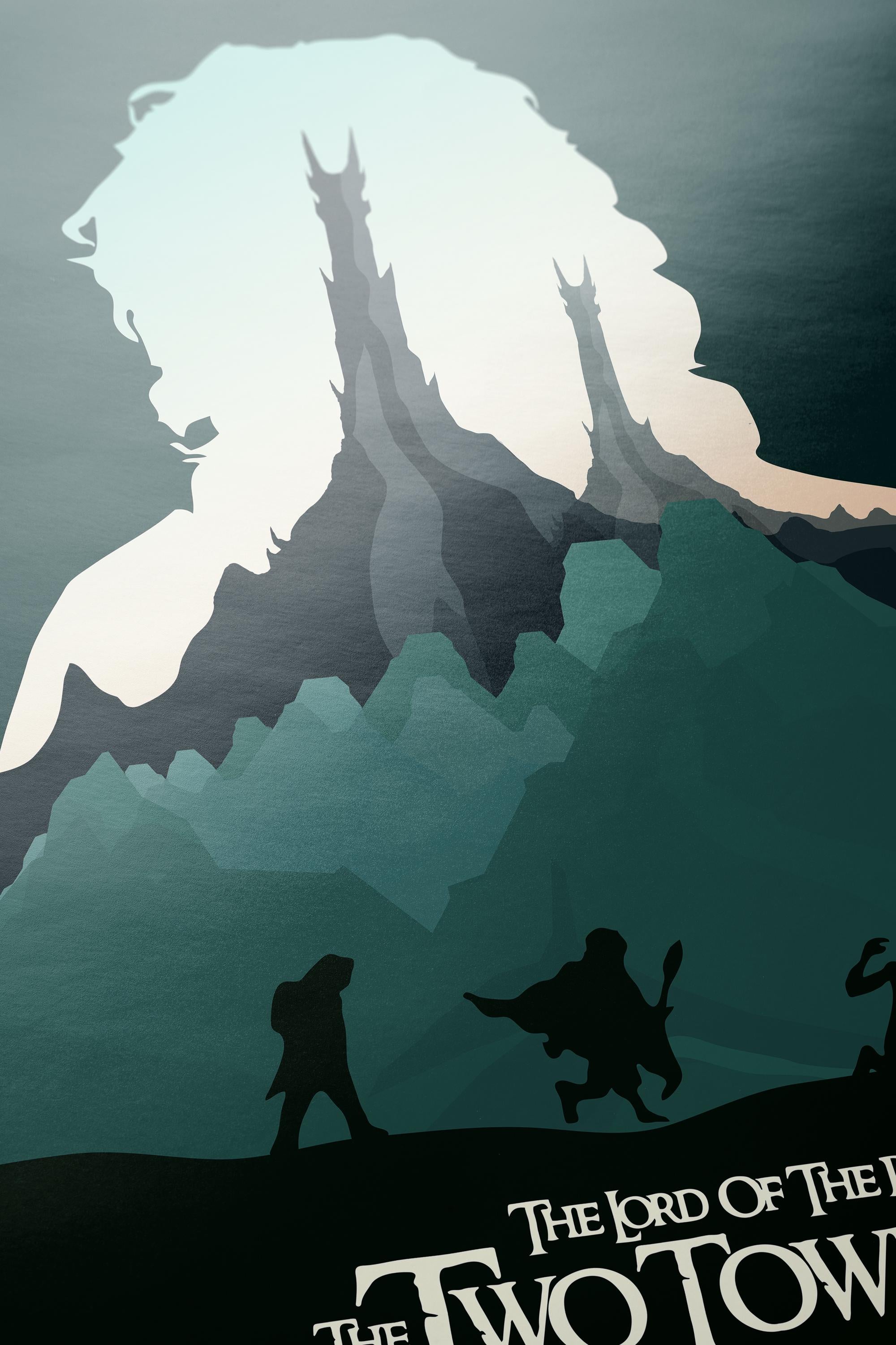 The Lord of the Rings: The Two Towers Poster - Epic Fantasy Wall Art, Middle-earth Decor, Gift for LOTR Fans, Samwise Print
