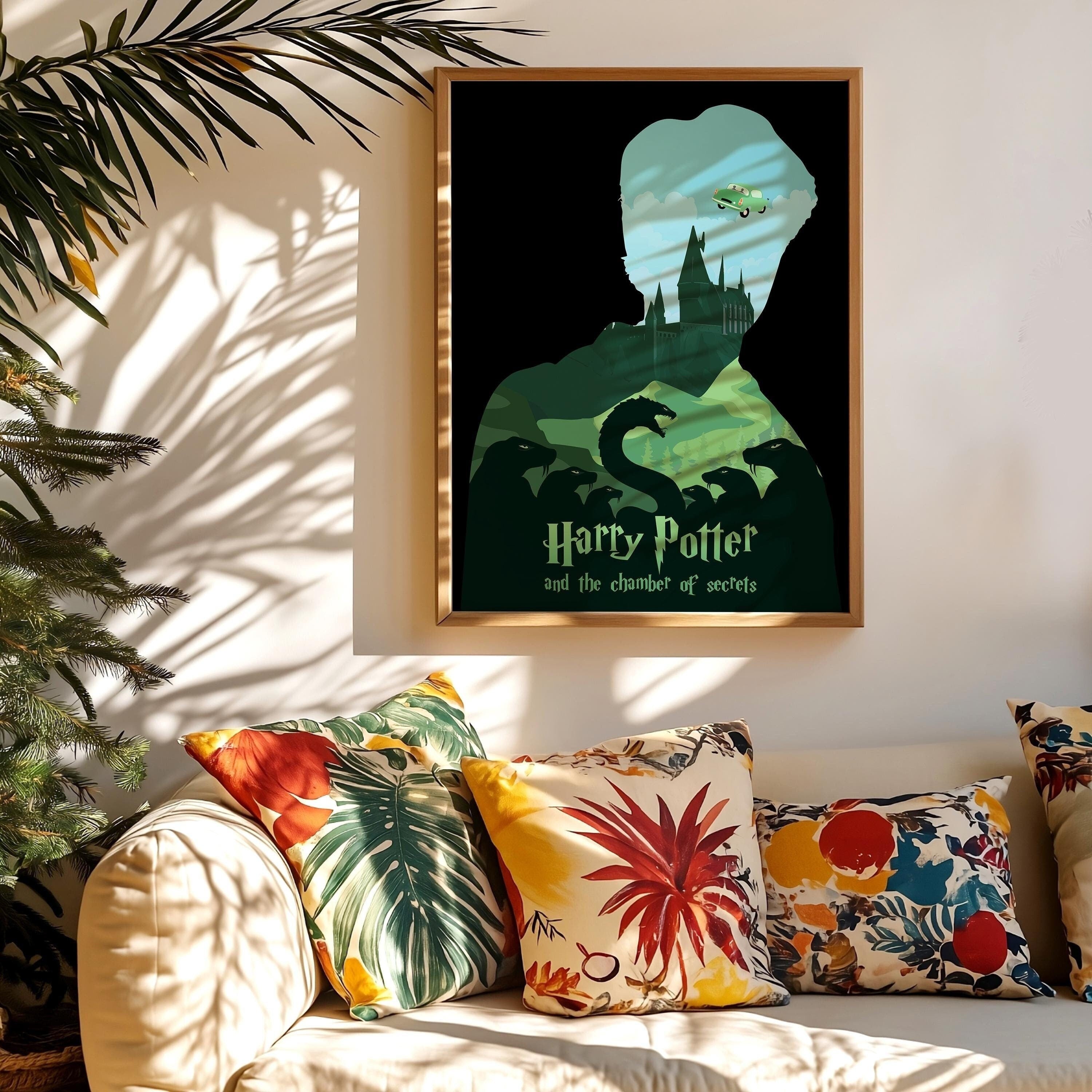 Harry Potter and the Chamber of Secrets Poster - Magical Wall Art, Hogwarts Decor, Gift for Potterheads, Tom Riddle Print