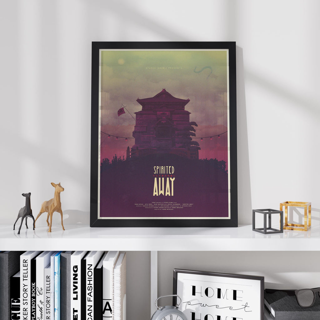 Spirited Away Poster - Studio Ghibli Wall Art, Japanese Anime Print, Miyazaki Fan Gift, Home Decor for Animation Enthusiasts
