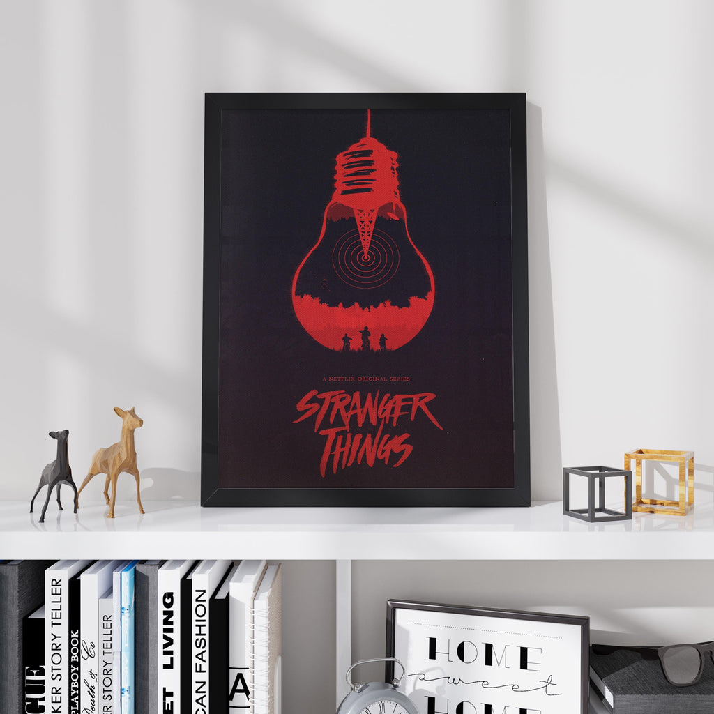 Stranger Things Poster - Retro Wall Art, Vintage Prints, Gift for TV Series Fans
