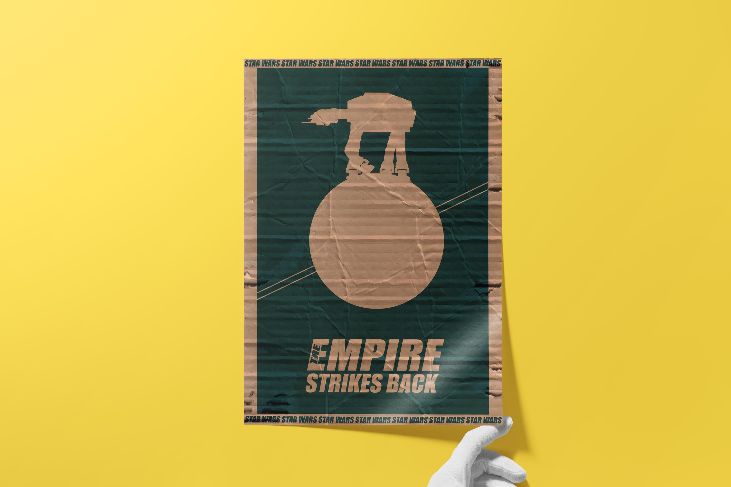 Star Wars: Episode V - The Empire Strikes Back Movie Poster - Sci Fi Classic Wall Art, Space Adventure Print, Nostalgic Movie Gift for Fans