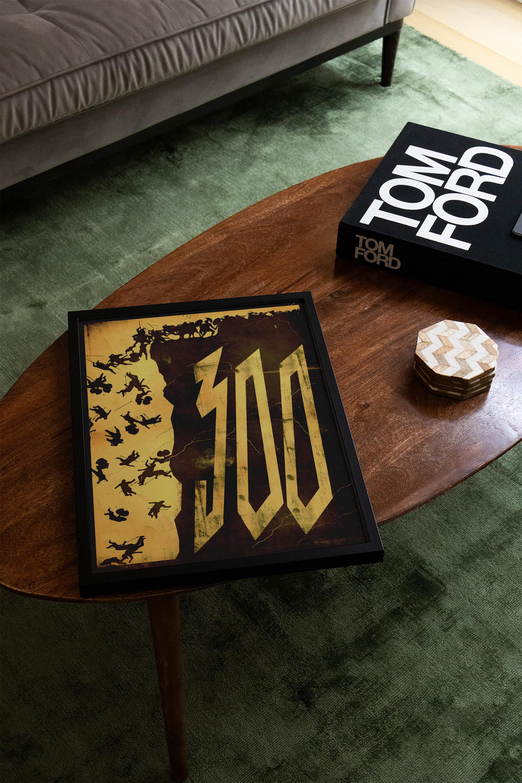 300 Movie Poster - Wall Art Print, Epic Cinema, Action Film, Gift for Spartan Fans