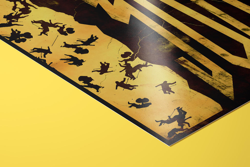 300 Movie Poster - Wall Art Print, Epic Cinema, Action Film, Gift for Spartan Fans