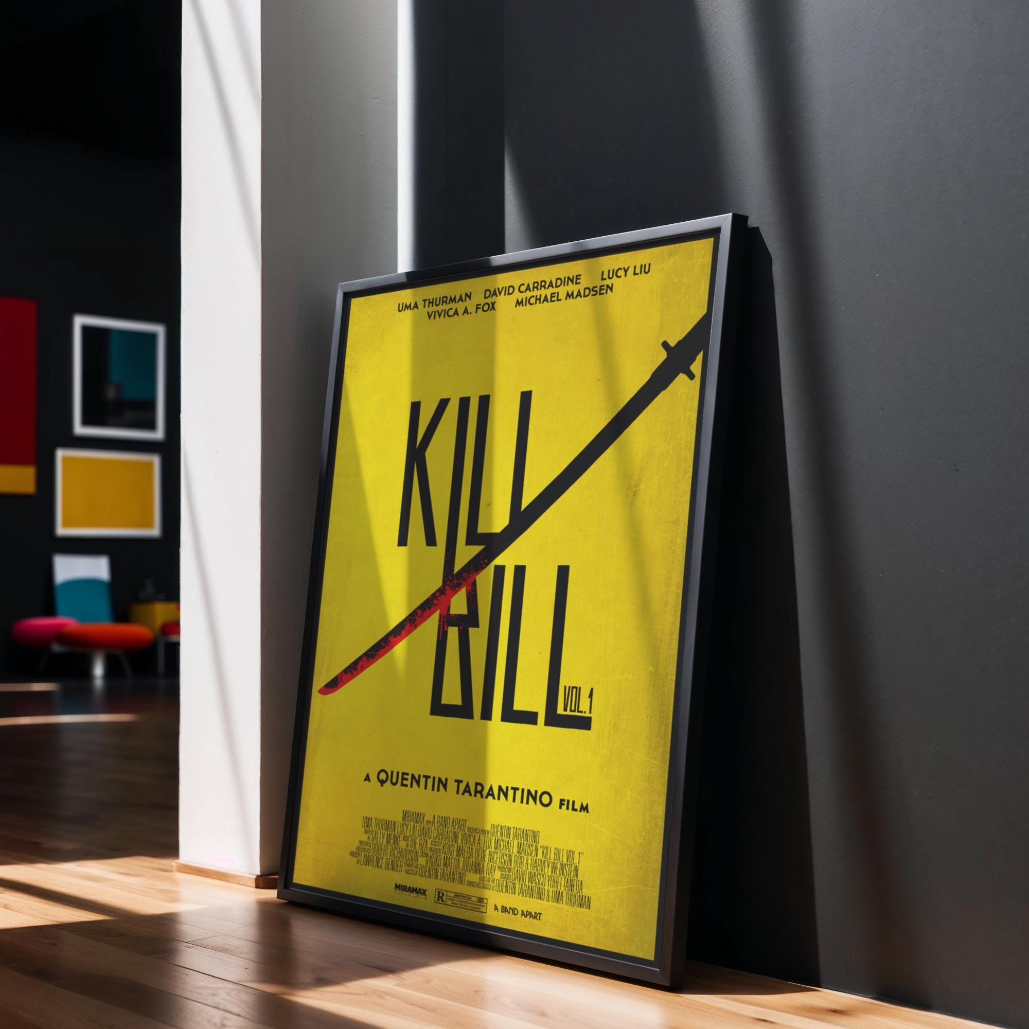 Kill Bill Vol. 1 Movie Poster - Wall Art Print, Tarantino Film, Cult Classic, Gift for Movie Buffs