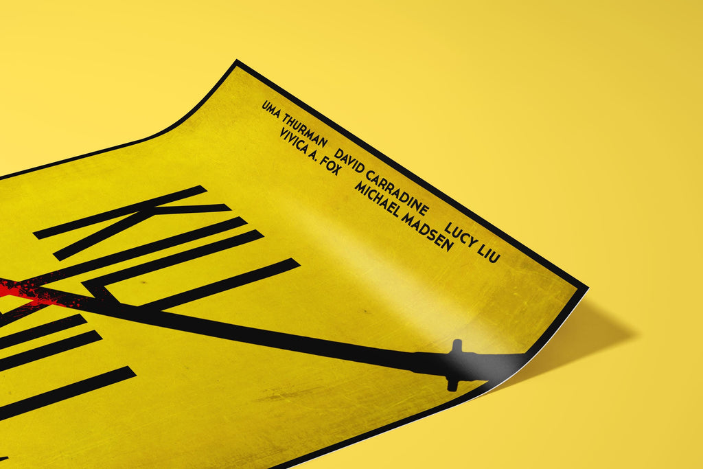 Kill Bill Vol. 1 Movie Poster - Wall Art Print, Tarantino Film, Cult Classic, Gift for Movie Buffs