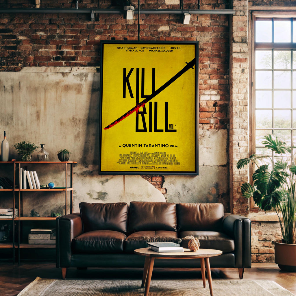 Kill Bill Vol. 1 Movie Poster - Wall Art Print, Tarantino Film, Cult Classic, Gift for Movie Buffs