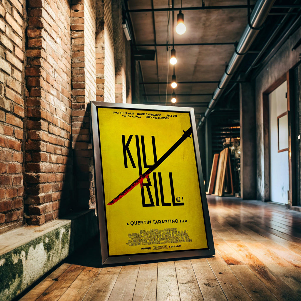 Kill Bill Vol. 1 Movie Poster - Wall Art Print, Tarantino Film, Cult Classic, Gift for Movie Buffs