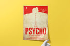 Psycho Movie Poster - Wall Art Print, Horror Cinema, Cult Classic, Gift for Hitchcock Fans