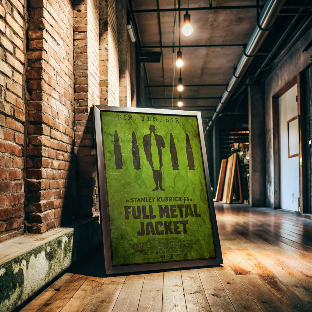 Full Metal Jacket Movie Poster - Wall Art Print, Cult Film, War Movie, Gift for Film Lovers