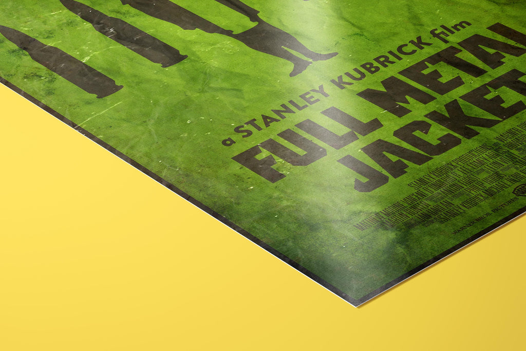 Full Metal Jacket Movie Poster - Wall Art Print, Cult Film, War Movie, Gift for Film Lovers