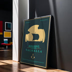 Assassin’s Creed Valhalla Poster - Viking Video Game Art Print, Epic Gamer Wall Decor, Gift Idea for AC Saga Fans