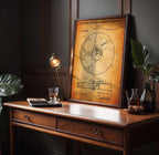 Film Reel Patent Poster - Cinema History Print, Vintage Inventions, Retro Wall Art (US1144693-1)