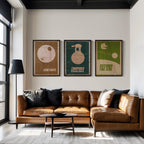 Star Wars Trilogy Poster Set - Original Saga Wall Art, Sci-Fi Movie Print Collection, Gift Idea for Star Wars Fans