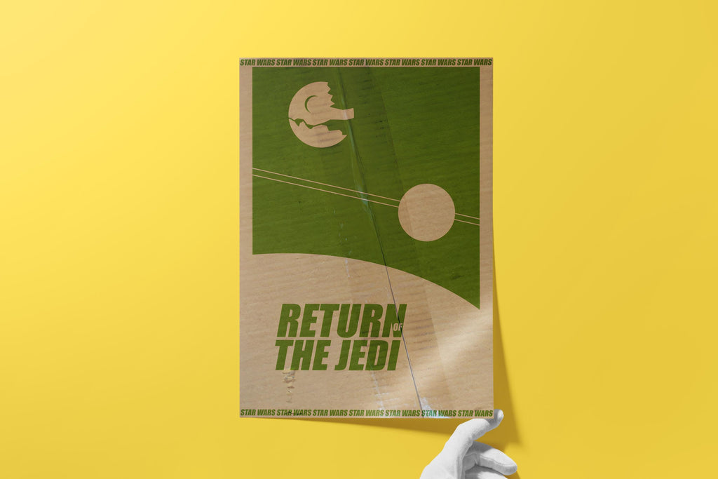 Star Wars Trilogy Poster Set - Original Saga Wall Art, Sci-Fi Movie Print Collection, Gift Idea for Star Wars Fans