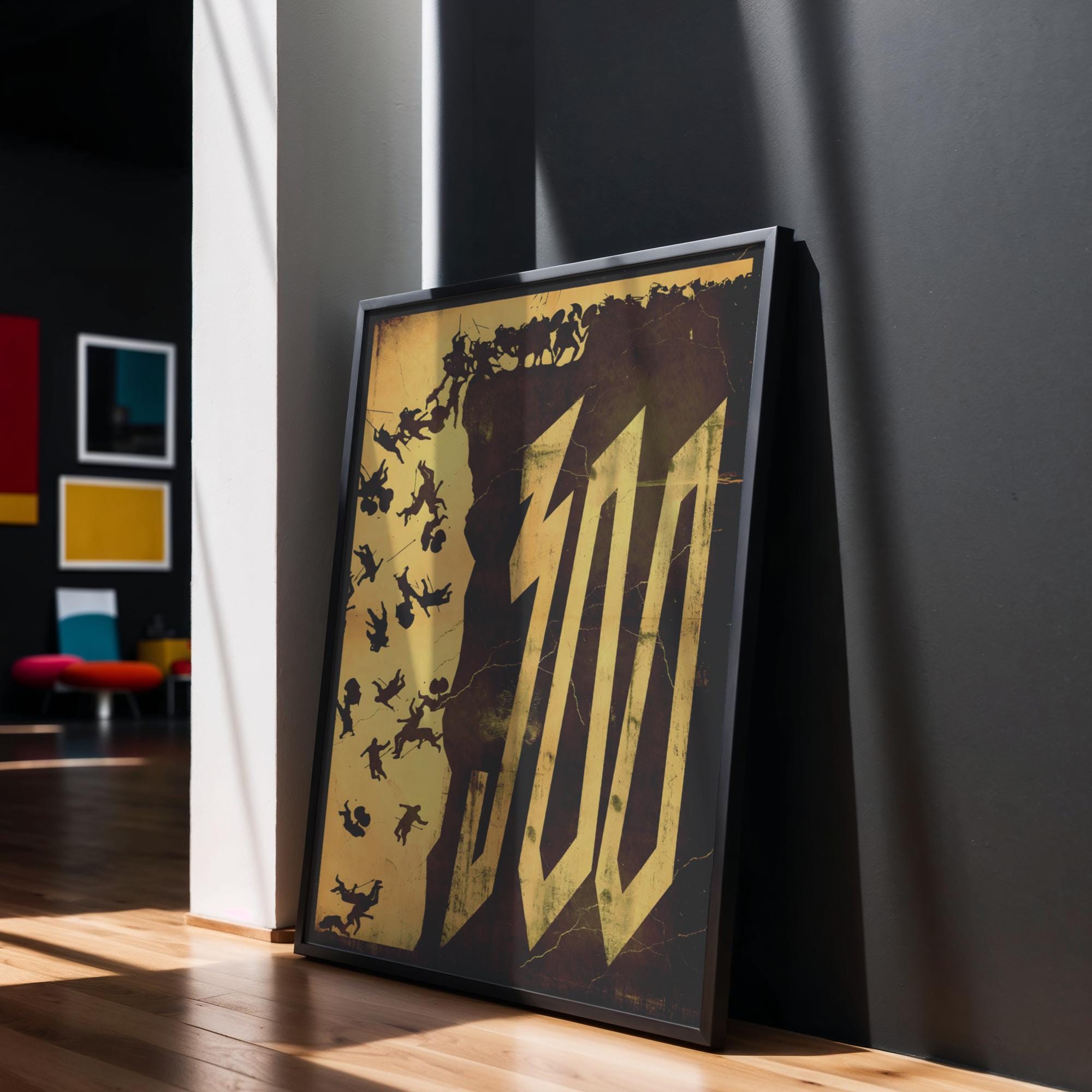 300 Movie Poster - Wall Art Print, Epic Cinema, Action Film, Gift for Spartan Fans