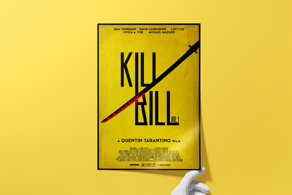 Kill Bill Vol. 1 Movie Poster - Wall Art Print, Tarantino Film, Cult Classic, Gift for Movie Buffs