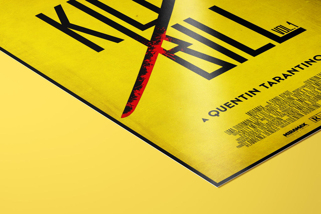 Kill Bill Vol. 1 Movie Poster - Wall Art Print, Tarantino Film, Cult Classic, Gift for Movie Buffs