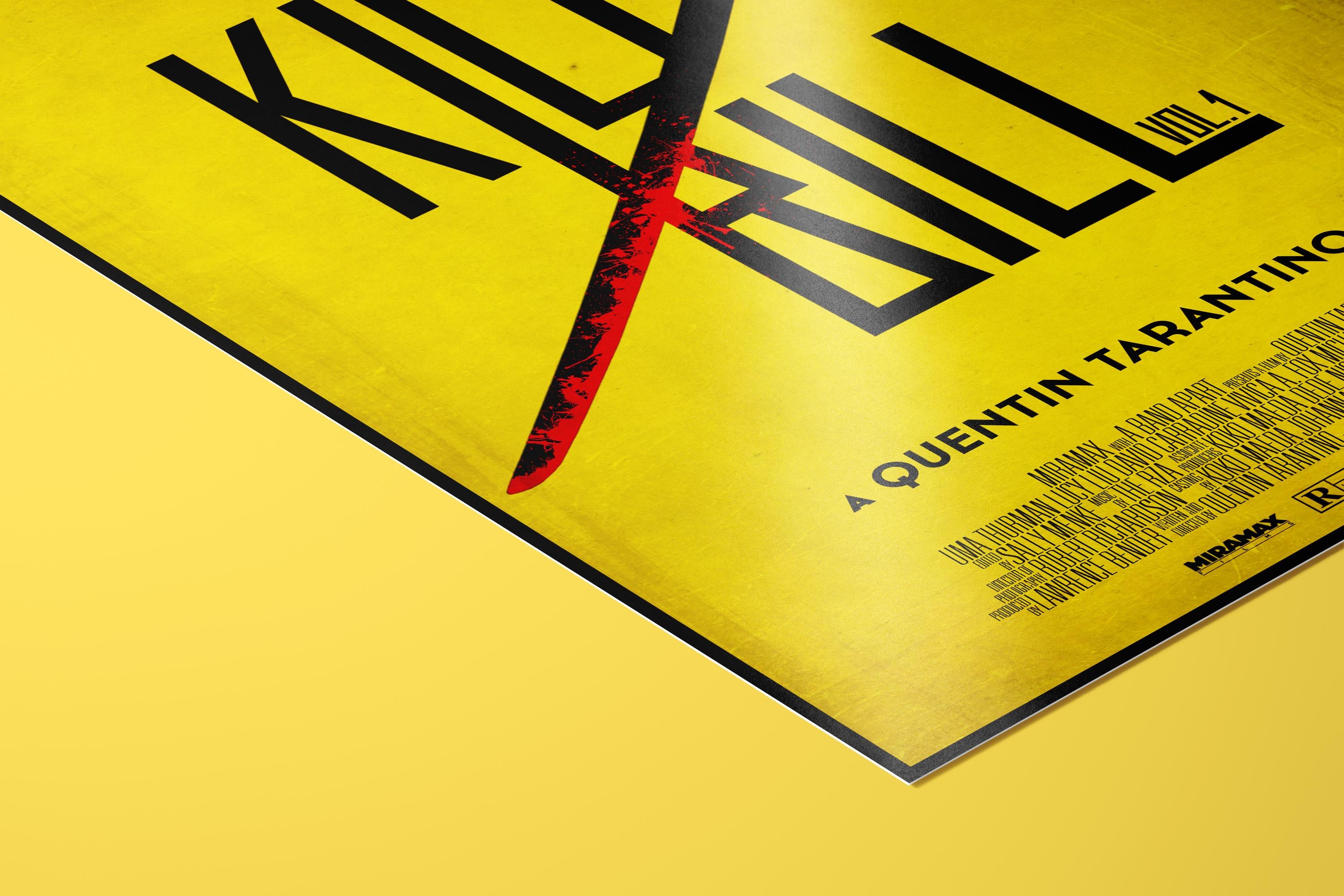 Kill Bill Vol. 1 Movie Poster - Wall Art Print, Tarantino Film, Cult Classic, Gift for Movie Buffs