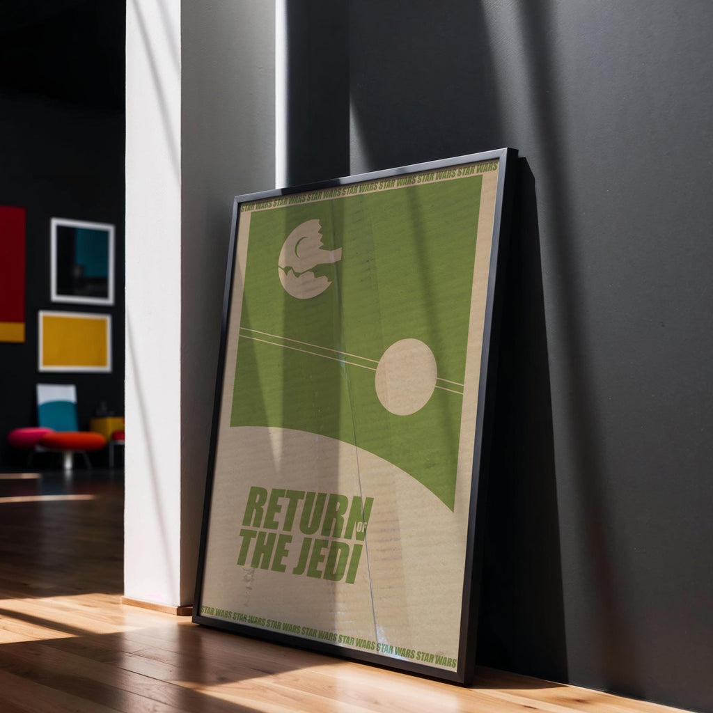 Star Wars: Return of the Jedi Movie Poster - Sci-Fi Film Print, Cult Movie Art, Geek Gift