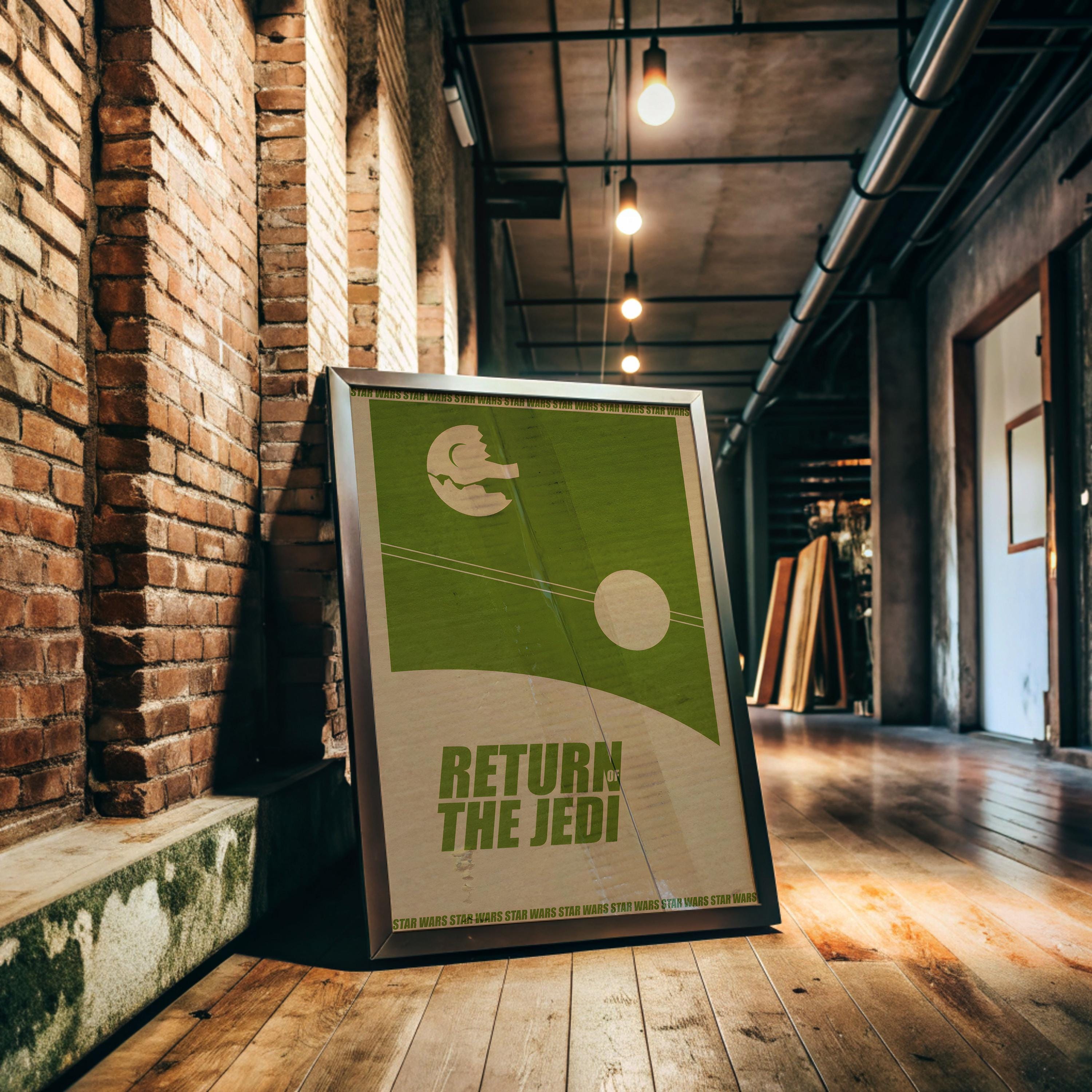 Star Wars: Return of the Jedi Movie Poster - Sci-Fi Film Print, Cult Movie Art, Geek Gift