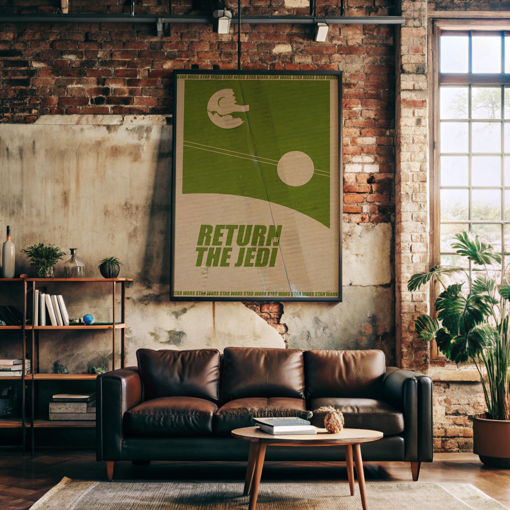 Star Wars: Return of the Jedi Movie Poster - Sci-Fi Film Print, Cult Movie Art, Geek Gift