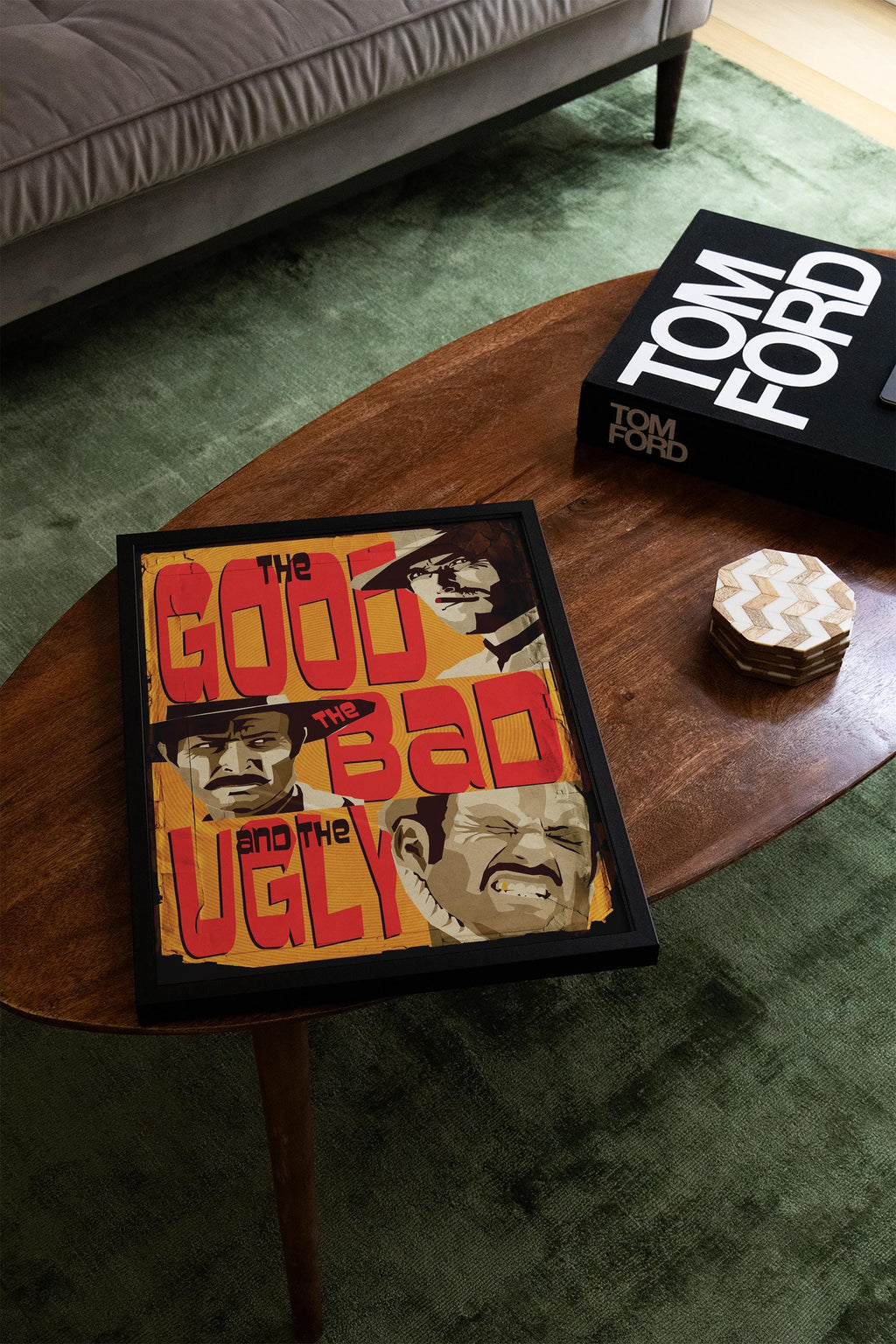 The Good the Bad and the Ugly Movie Poster - Wall Art Print, Western Film, Cult Cinema, Gift for Movie Fans