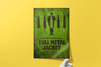 Full Metal Jacket Movie Poster - Wall Art Print, Cult Film, War Movie, Gift for Film Lovers