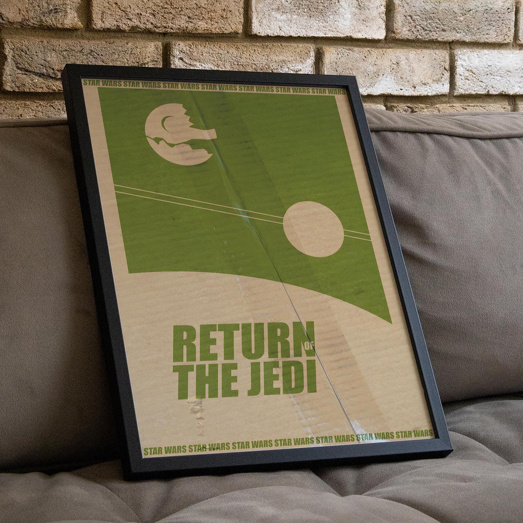 Star Wars: Return of the Jedi Movie Poster - Sci-Fi Film Print, Cult Movie Art, Geek Gift