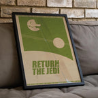 Star Wars: Return of the Jedi Movie Poster - Sci-Fi Film Print, Cult Movie Art, Geek Gift