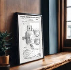 High-speed grid Camera Patent Poster - Technical vintage print, cinema wall art, cinephile gift, motion picture history decor (US2653507-2)