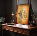 High-speed grid Camera Patent Poster - Technical vintage print, cinema wall art, cinephile gift, motion picture history decor (US2653507-2)