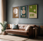 Star Wars Trilogy Poster Set - Original Saga Wall Art, Sci-Fi Movie Print Collection, Gift Idea for Star Wars Fans