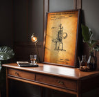 Film Rewind for Motion Picture Projector (US3388873-2) Patent Poster - Vintage wall art, technical movie print, gift for film lovers